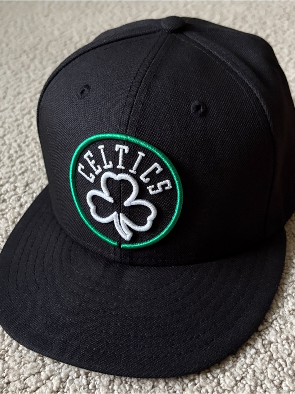 New Era Boston Celtics 59FIFTY Neon Shamrock Fitted Hat Cap NBA 7 1/4